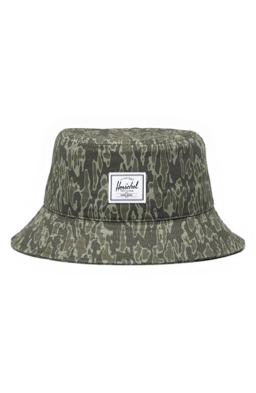 Herschel Supply Co . Norman Cotton Camo Twill Bucket Hat In Tree Bark Camo