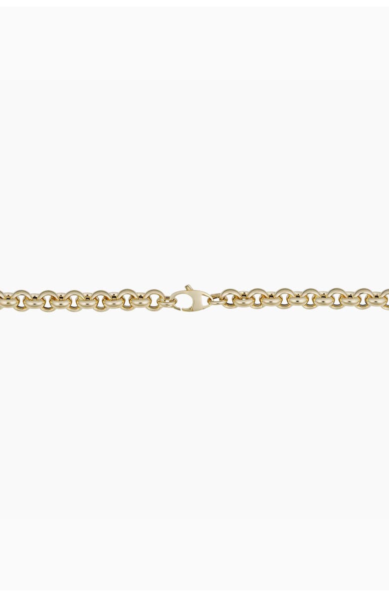Oradina 14K Yellow Gold Penthouse Link Necklace, Alternate, color, Yellow Gold