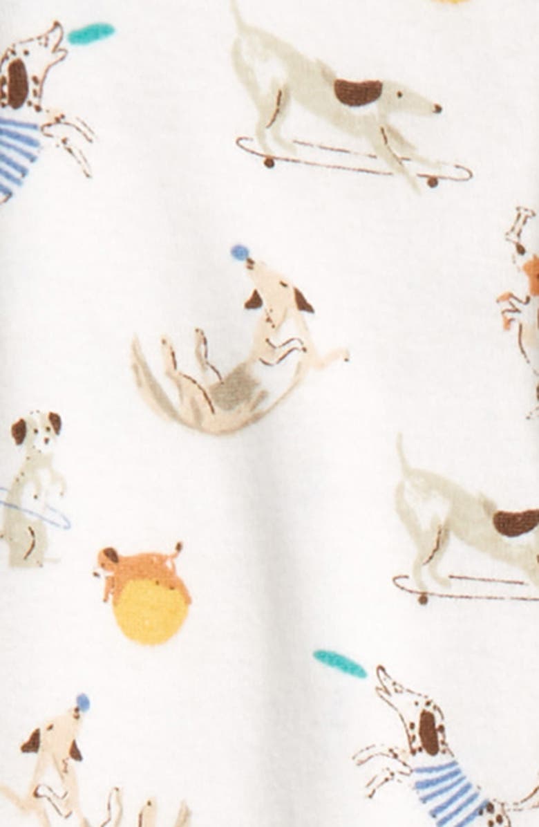 Magnetic Me Howlarious Organic Cotton Footie, Alternate, color, 