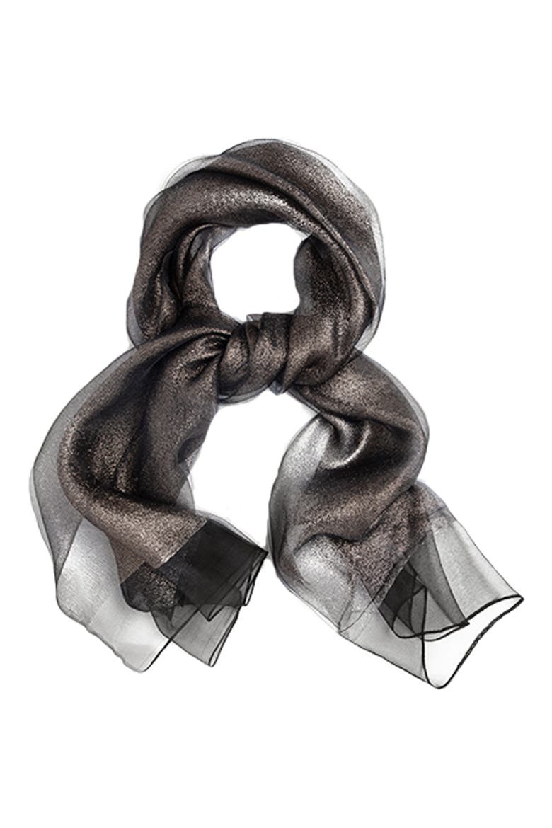 Silk Scarf, Alternate, color, BLACK COMBO