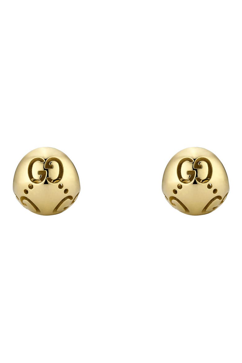 Icon Spherical Hoop Earrings, Main, color, GOLD
