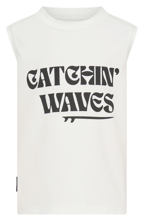Kids' Catchin' Waves Cotton Muscle T-Shirt (Toddler & Little Kid)
