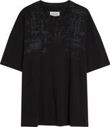 Maison Margiela Numeric Cotton Oversize Graphic T-Shirt