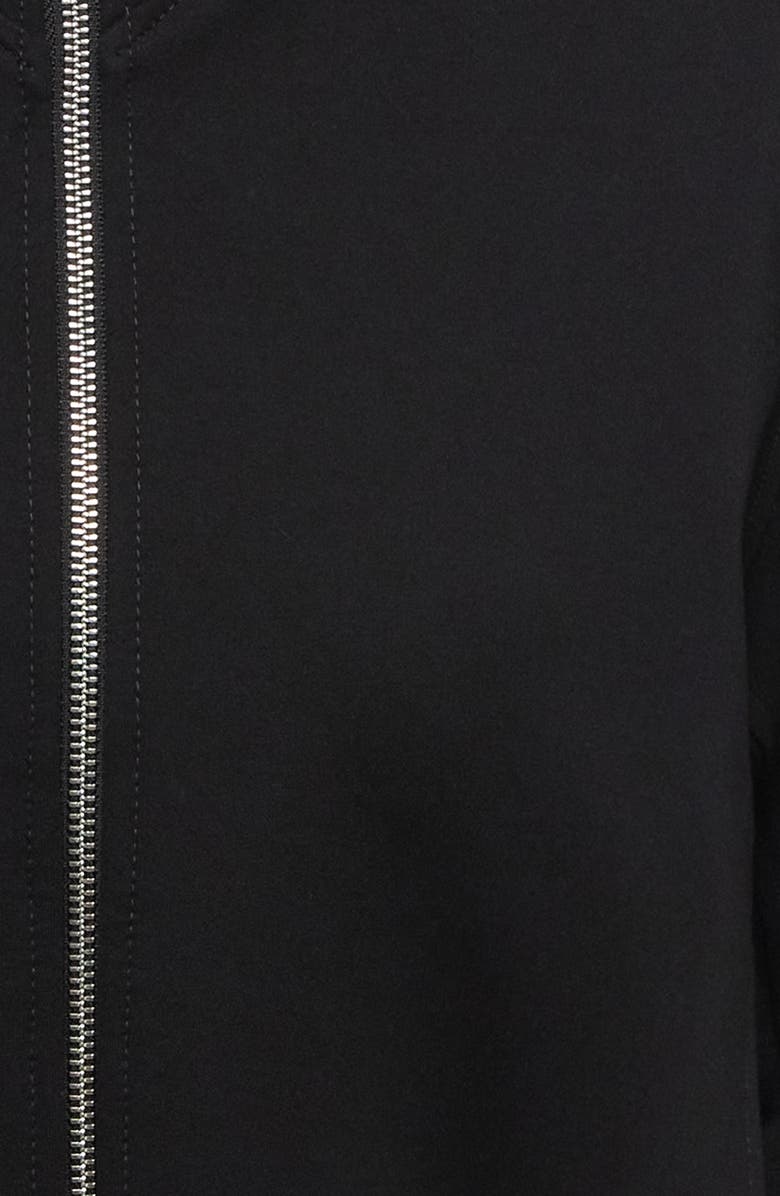 Helmut Lang Hooded Front Zip Jacket, Alternate, color, Black