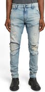 G-STAR 5620 3D Zip Knee Ripped Skinny Jeans