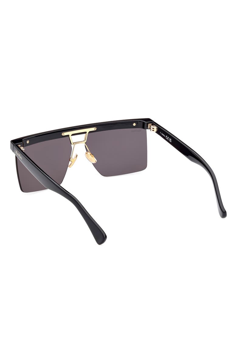 Max Mara 60mm Polarized Geometric Sunglasses, Alternate, color, 
