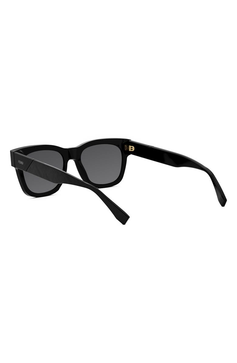 Fendi 'Fendi Diagonal 51mm Square Sunglasses, Alternate, color, 
