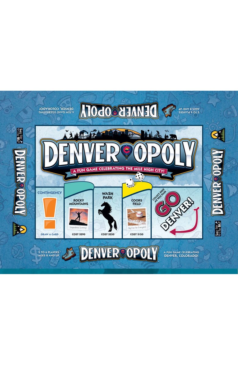 Late for the Sky Denveropoly Themed Family Board Game, Ages 8+, Main, color, Multicolored