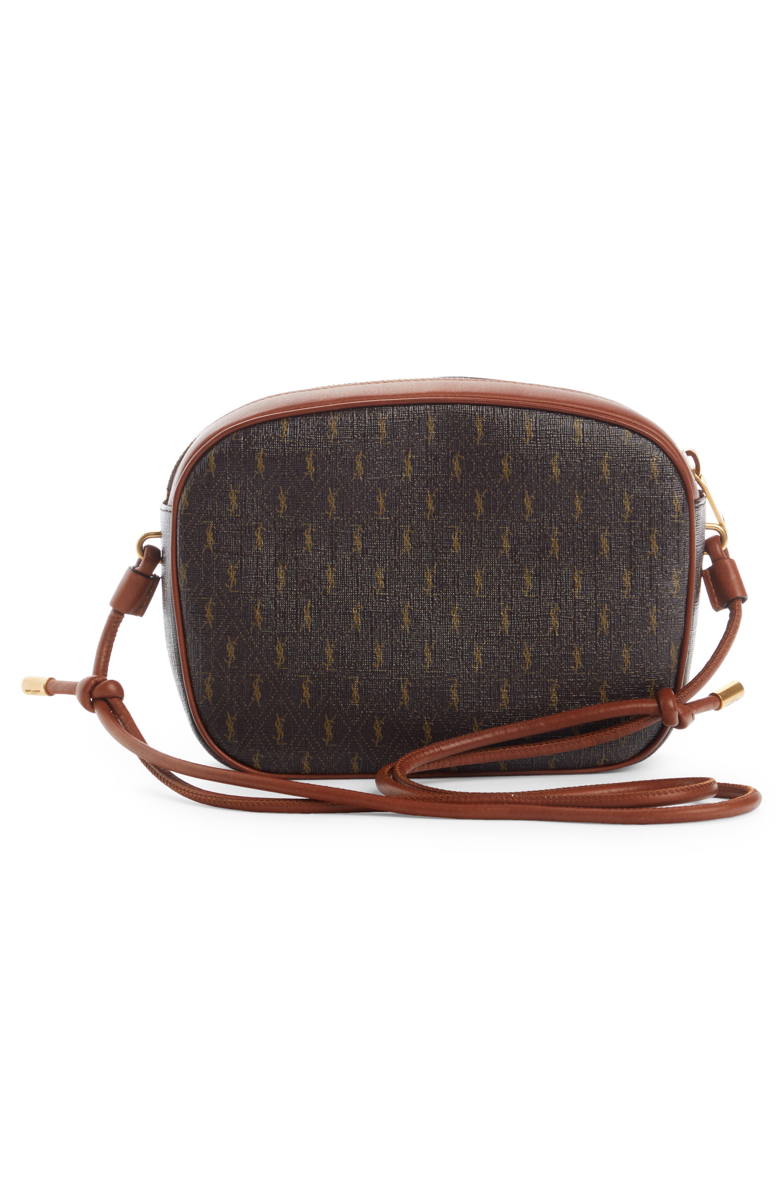 Saint Laurent Small Le Monogramme Coated Canvas Camera Bag, Alternate, color, 