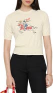 Burberry Cross Stitch EKD Wool Top