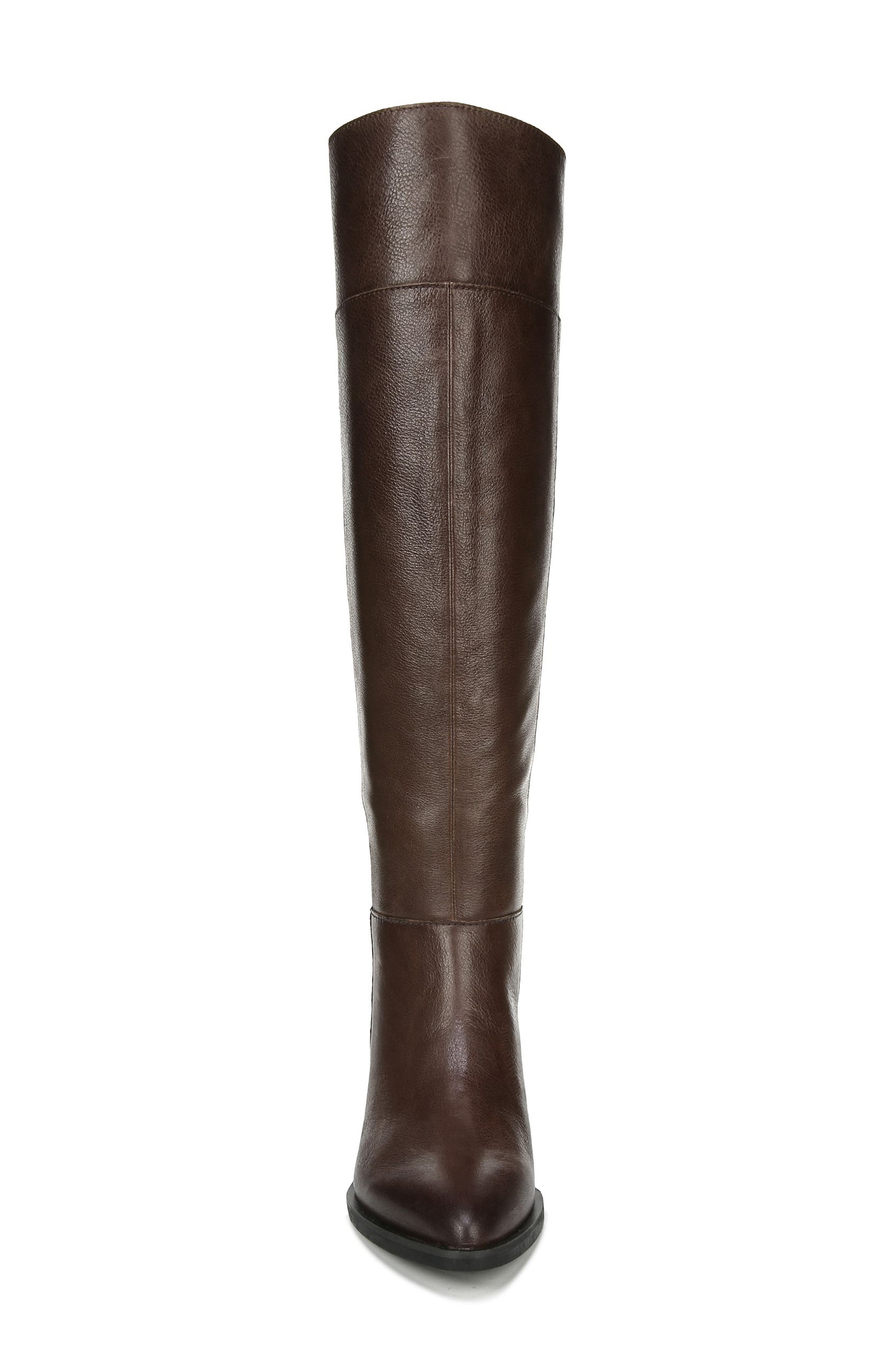 Daya Knee High Boot, Alternate, color, BROWN LEATHER