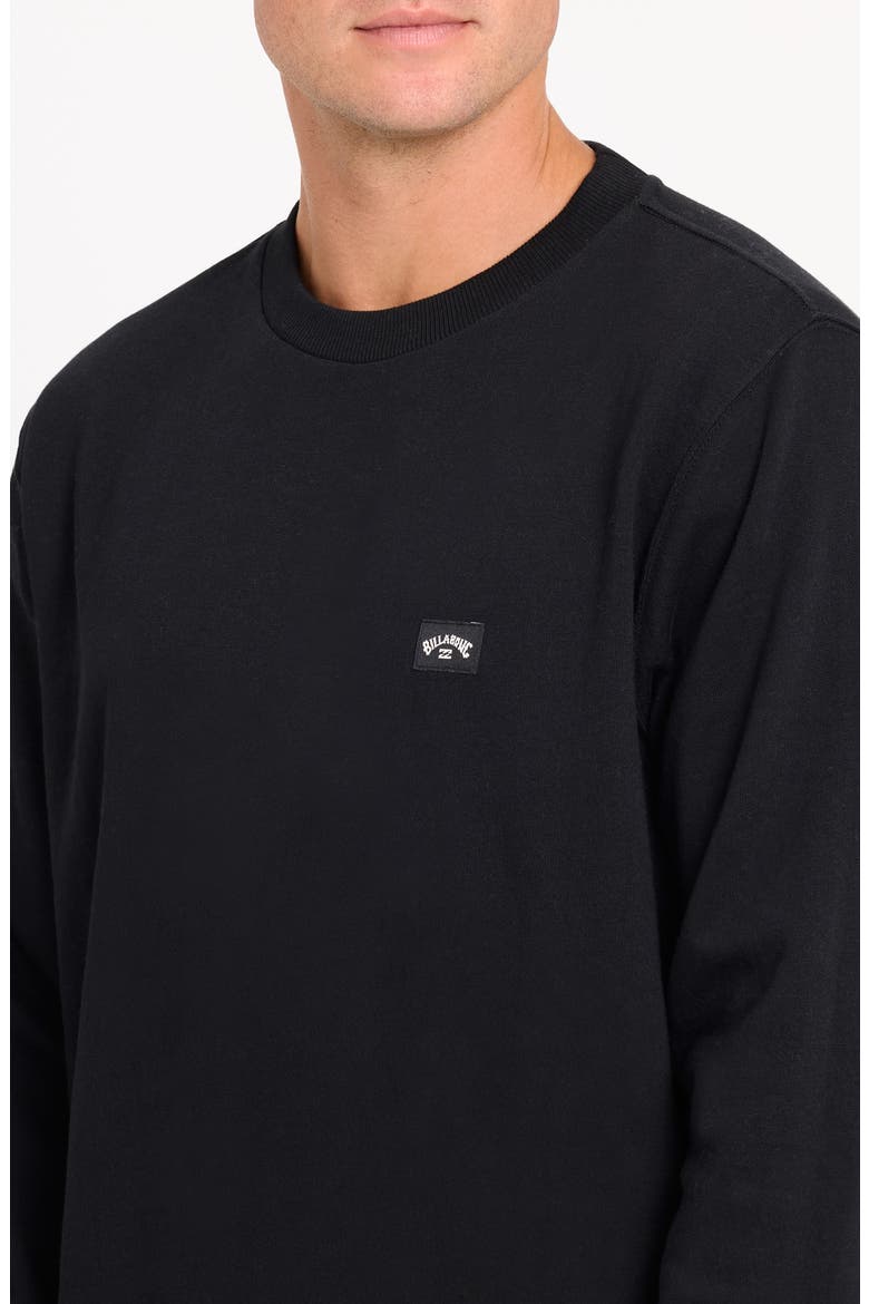 All Day Crewneck Sweatshirt, Alternate, color, BLACK