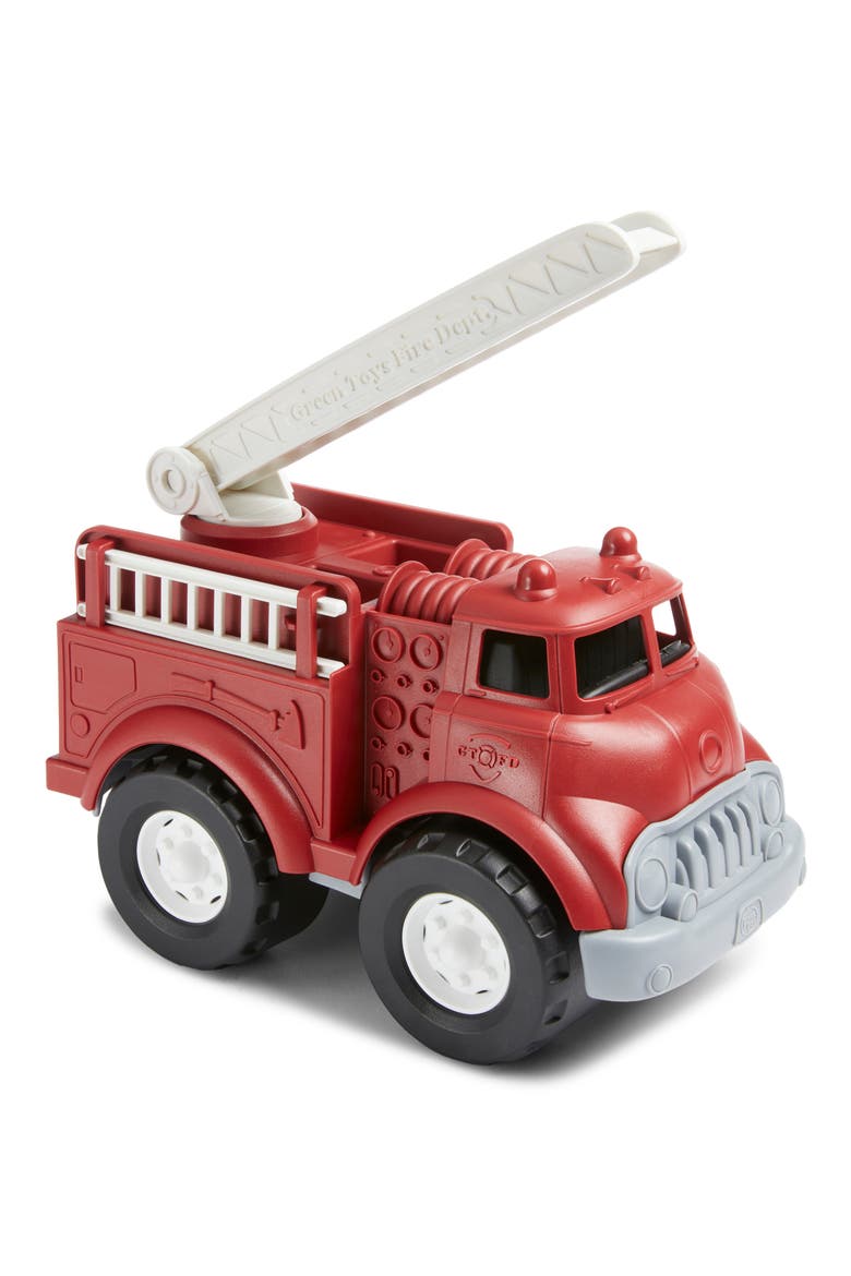 Fire Truck Toy, Alternate, color, DARK RED