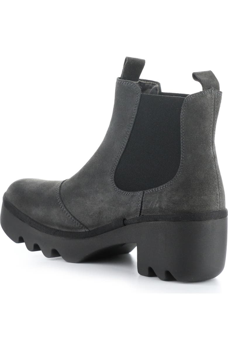 Fly London Trig Platform Chelsea Boot, Alternate, color, Diesel Oil Suede
