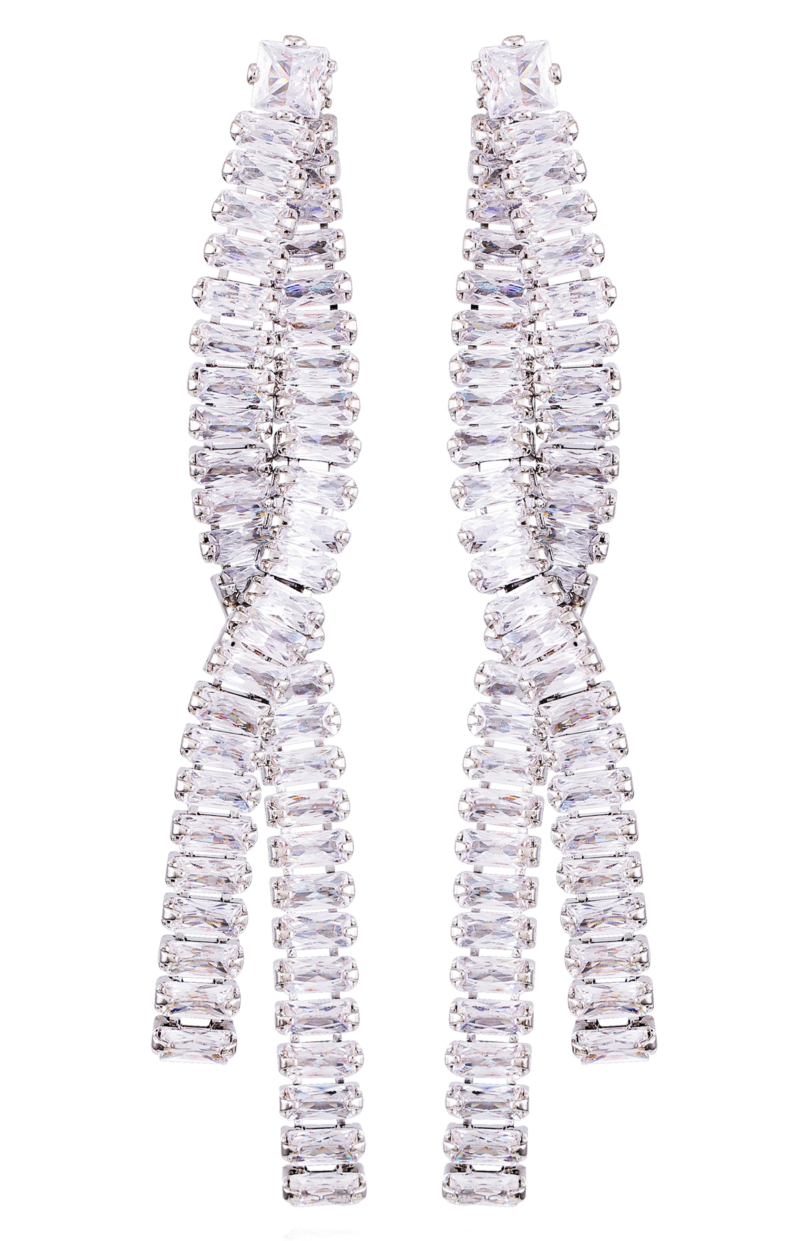 Vince Camuto Crystal Drop Earrings