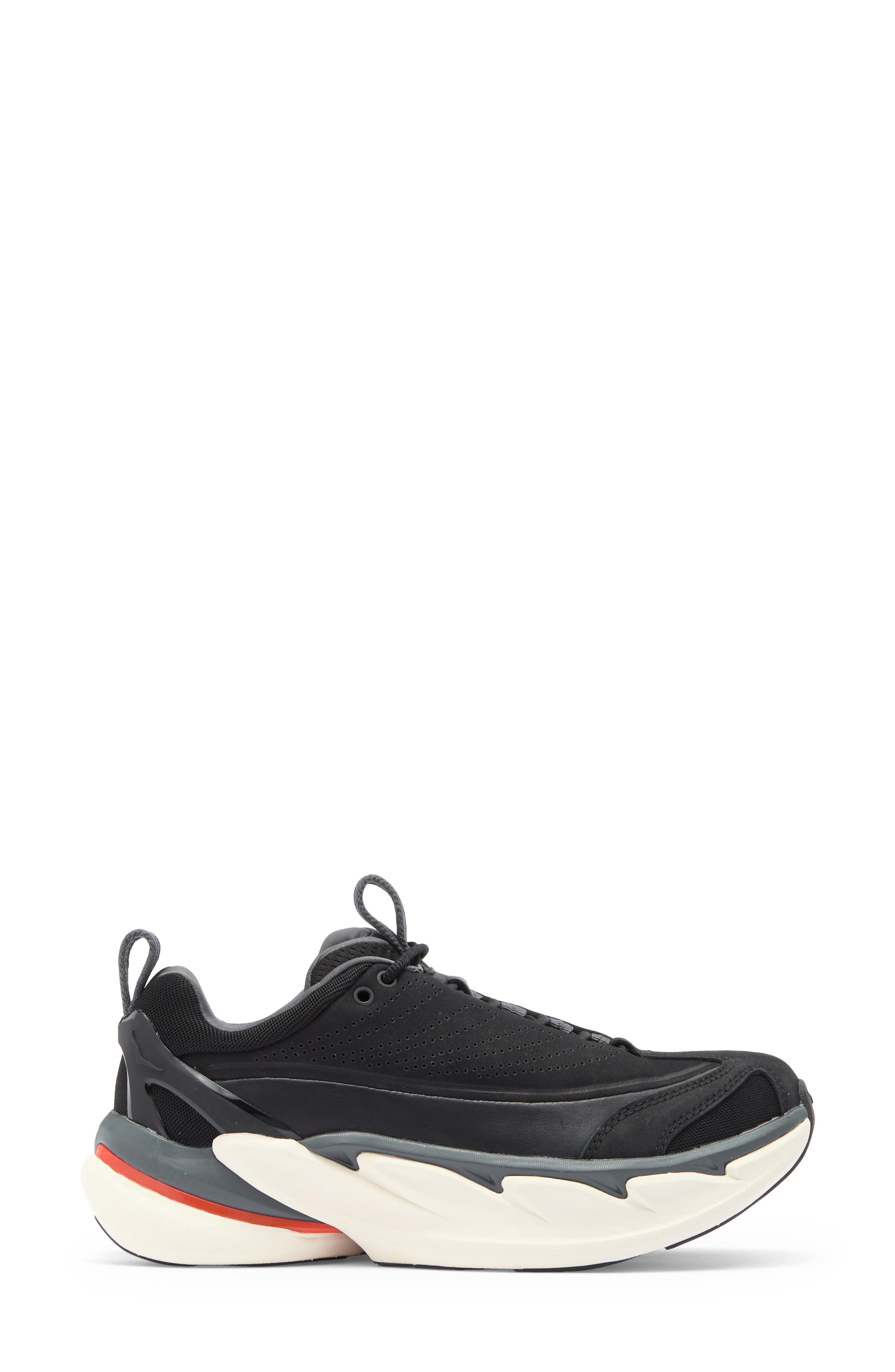 HOKA Elevon X Platform Sneaker, Alternate, color, Black / Outer Orbit