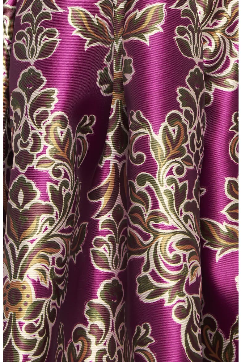 Print Midi Dress, Alternate, color, BERRY