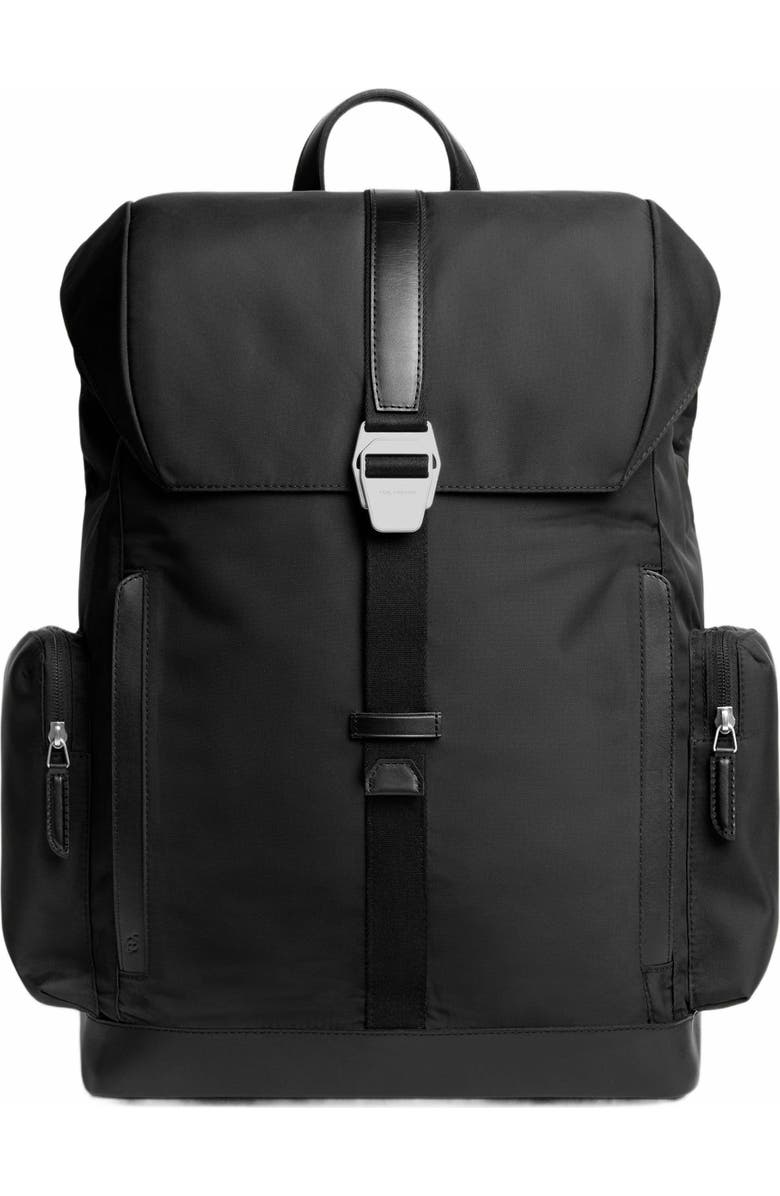 Carl Friedrik Traverse Backpack Nylon, Main, color, Black