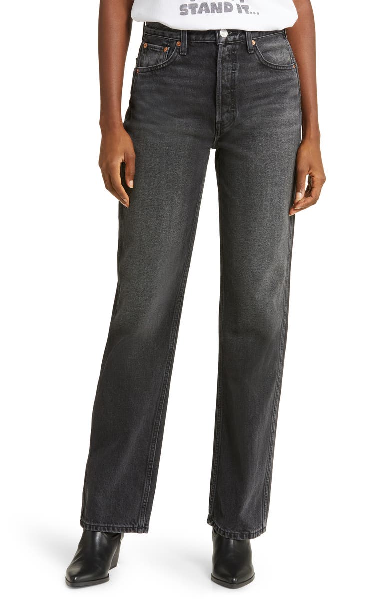 Re/Done '90s Loose Fit High Waist Jeans, Main, color,