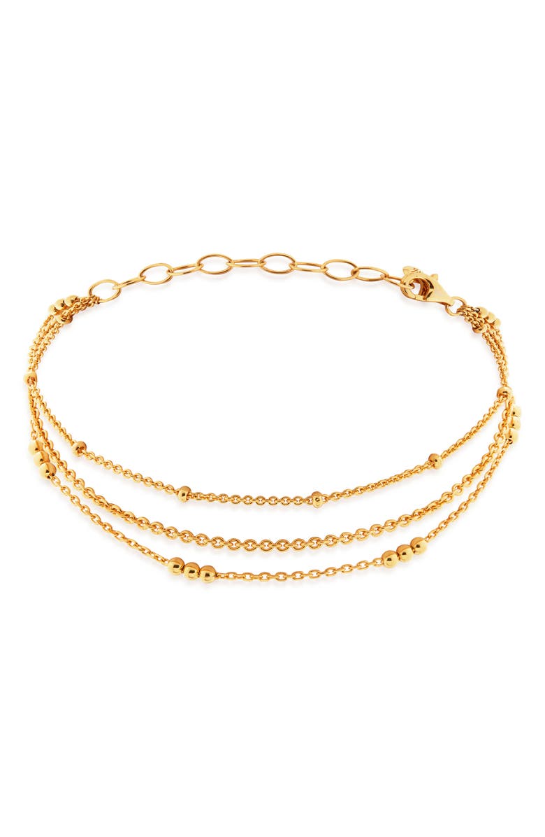 Monica Vinader 18K Yellow Gold Vermeil Layered Chain Bracelet, Alternate, color, 18Ct Gold Vermeil On Sterling