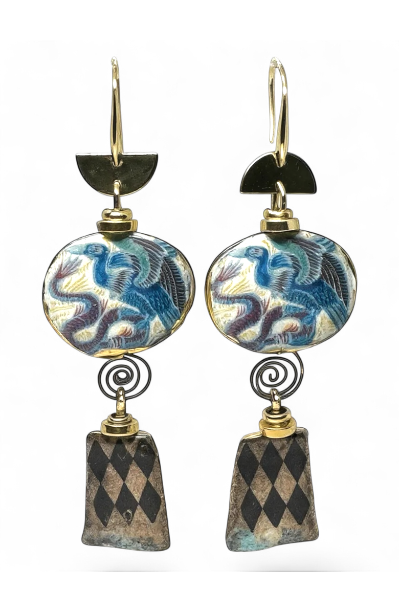 Lunaversoul Misfits & Heroes Earrings, Main, color, Multicolor