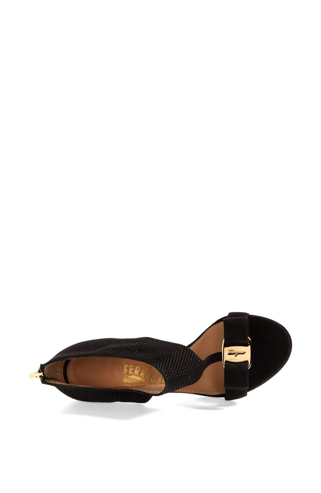 FERRAGAMO Salvatore Ferragamo 'Pellas' Suede Sandal, Alternate, color, 