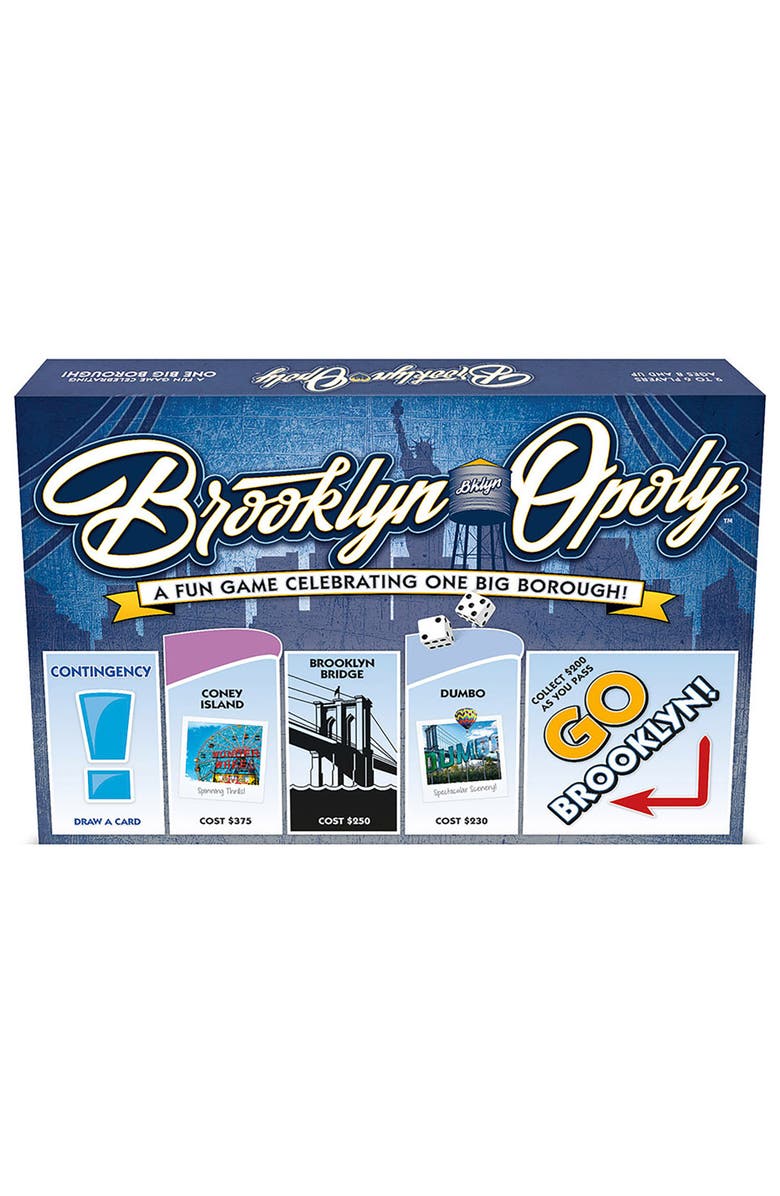 Late for the Sky Brooklynopoly Monopoly Board Game, Alternate, color, Multicolored