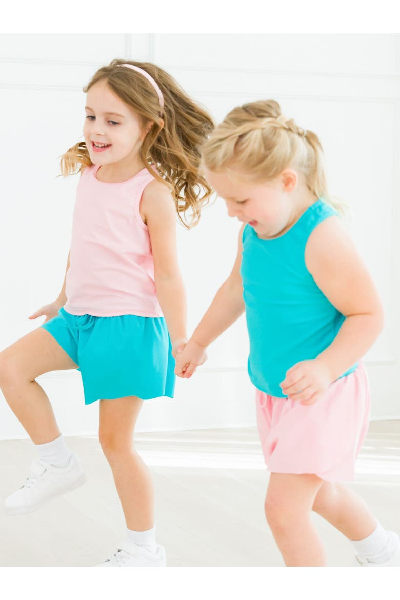 Girls Active Tank Top, Alternate, color, Bright Aqua