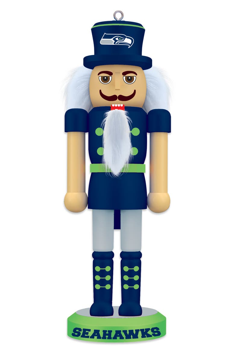 Seattle Seahawks Keepsake Nutcracker, Main, color, Multicolor