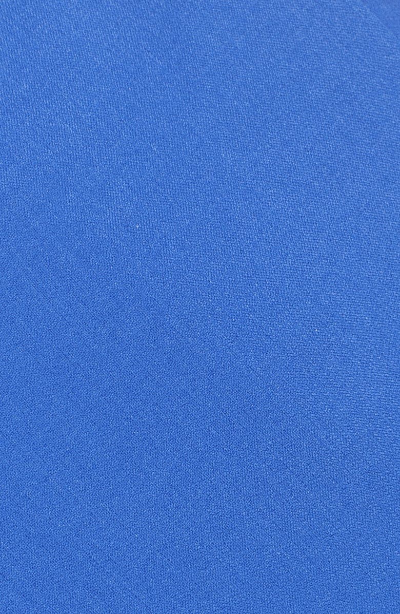 Adrianna Papell Ruched Matte Stretch Crepe Sheath Dress, Alternate, color, 