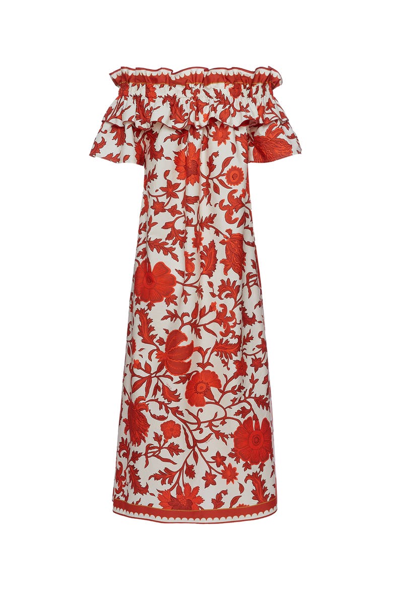 Breakfast Dress, Alternate, color, Dragonflower Red