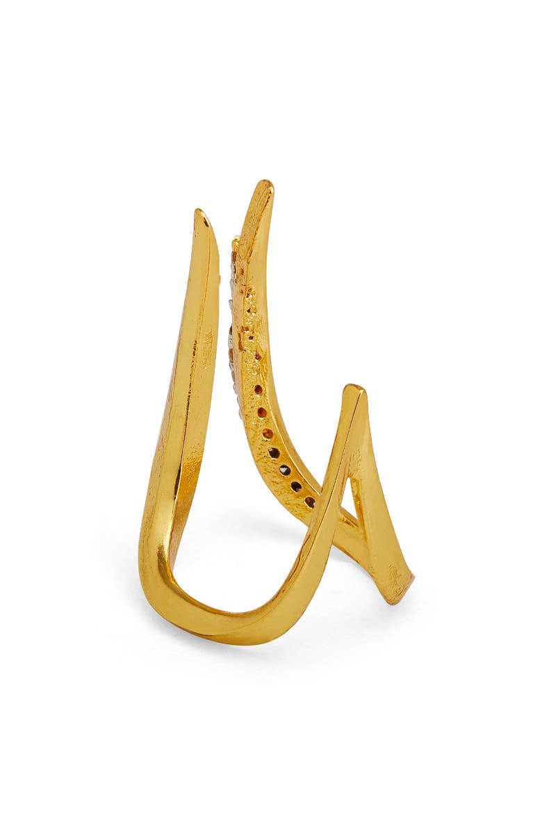 Dhwani Bhansal SINNA RING, Alternate, color, Gold Plated