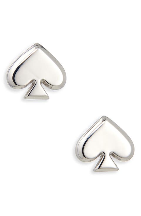 spade stud earrings