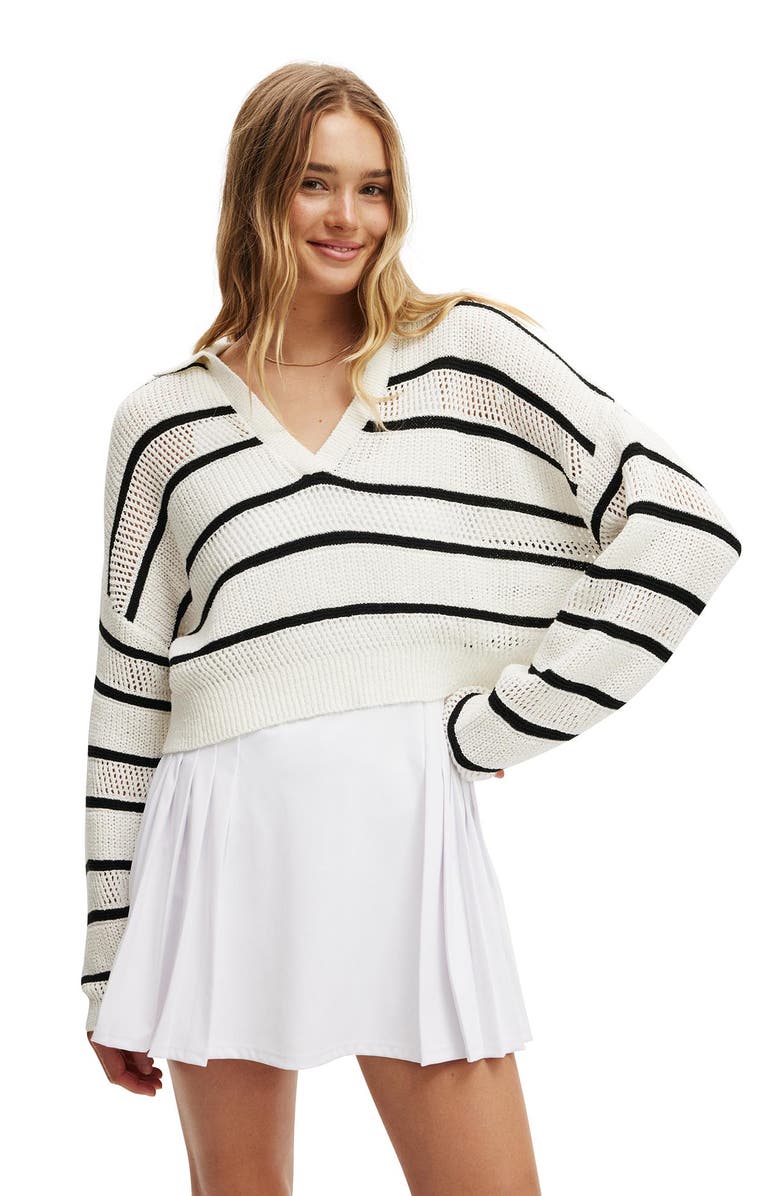 COTTON ON BODY Women's Active Fairway Open Knit Jumper, Main, color, 