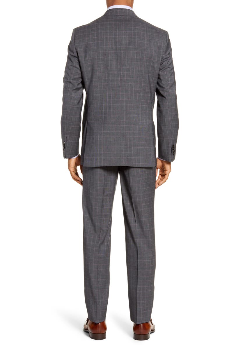 Ted Baker London Jay Trim Fit Plaid Wool Suit, Alternate, color, 