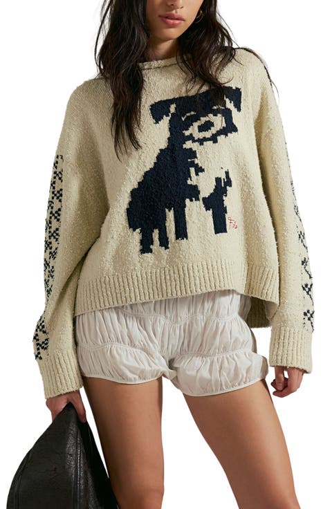 Story Book Cotton Blend Sweater
