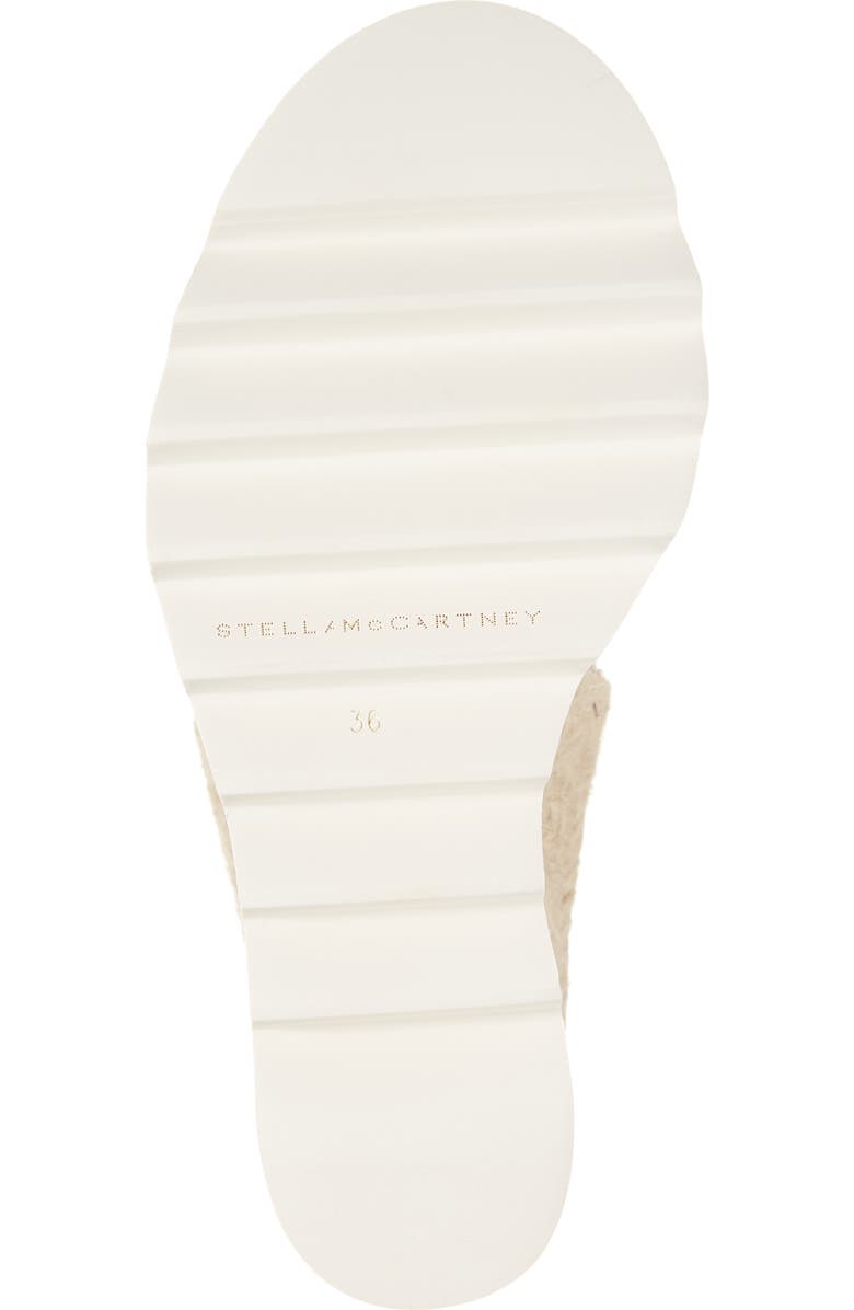 Stella McCartney Gaia Faux Leather Wedge Sandal, Alternate, color,