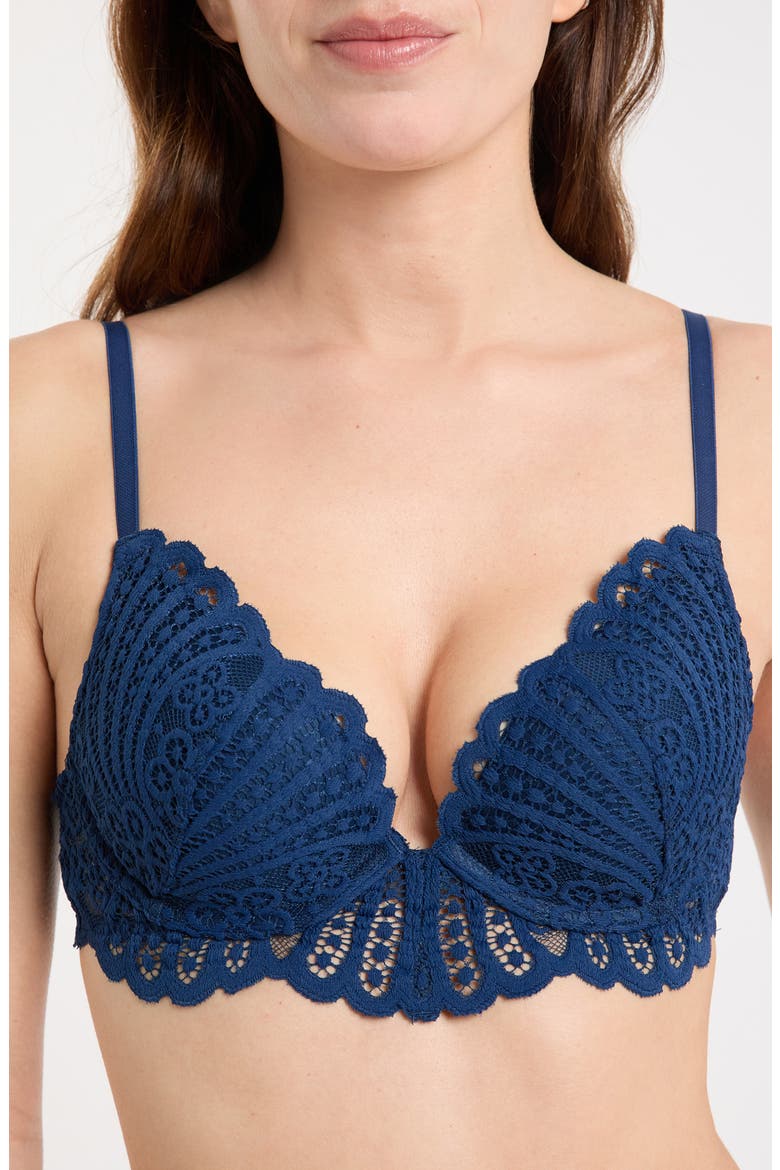 Etreinte N°2 Classique Underwire Bra, Alternate, color, NAVY