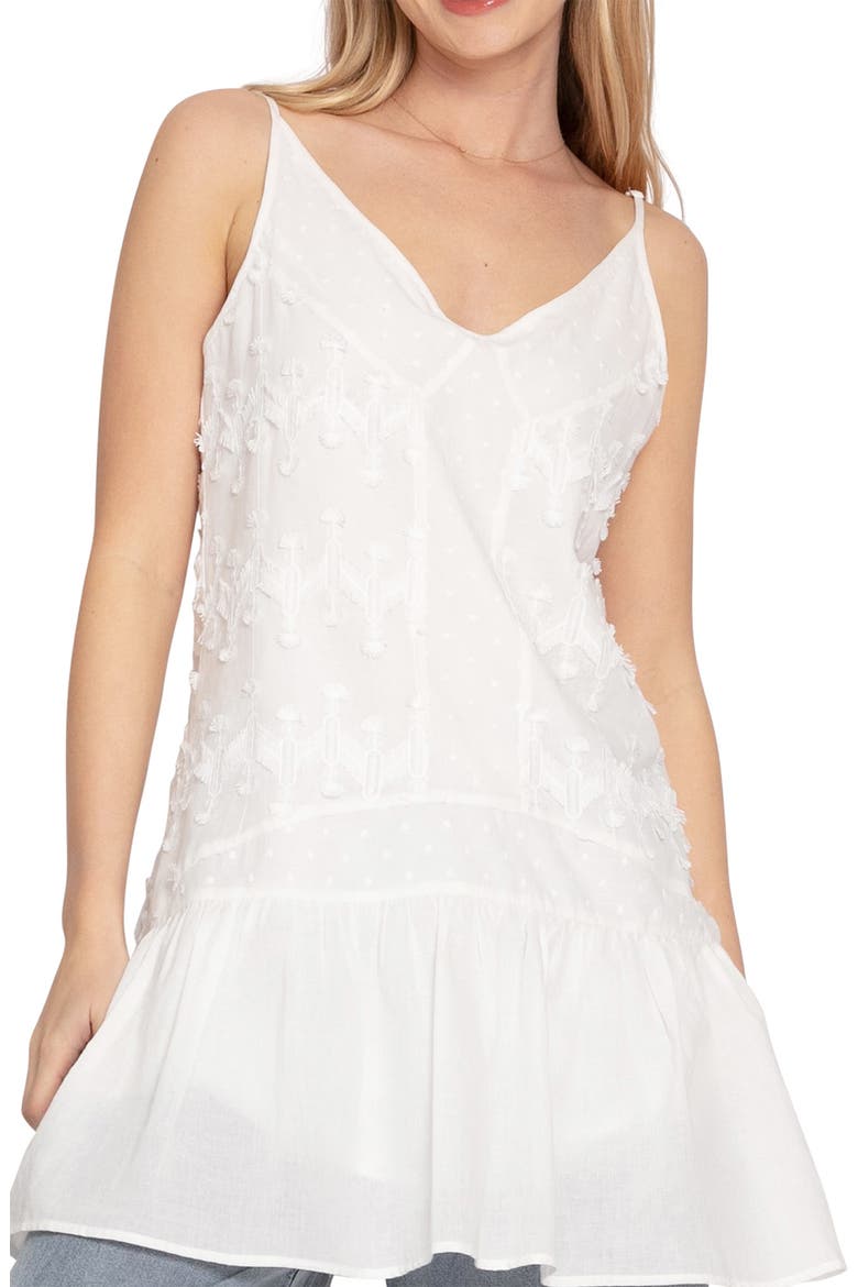 Sunny Afternoon Dropwaist Minidress, Alternate, color, WHITE
