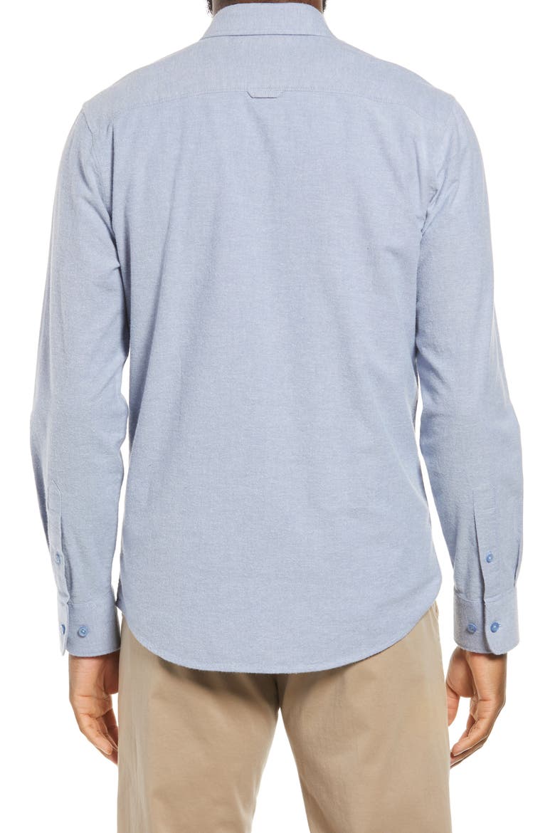 Oxford Button-Up Performance Shirt, Alternate, color, BLUE - BLUE OXFORD