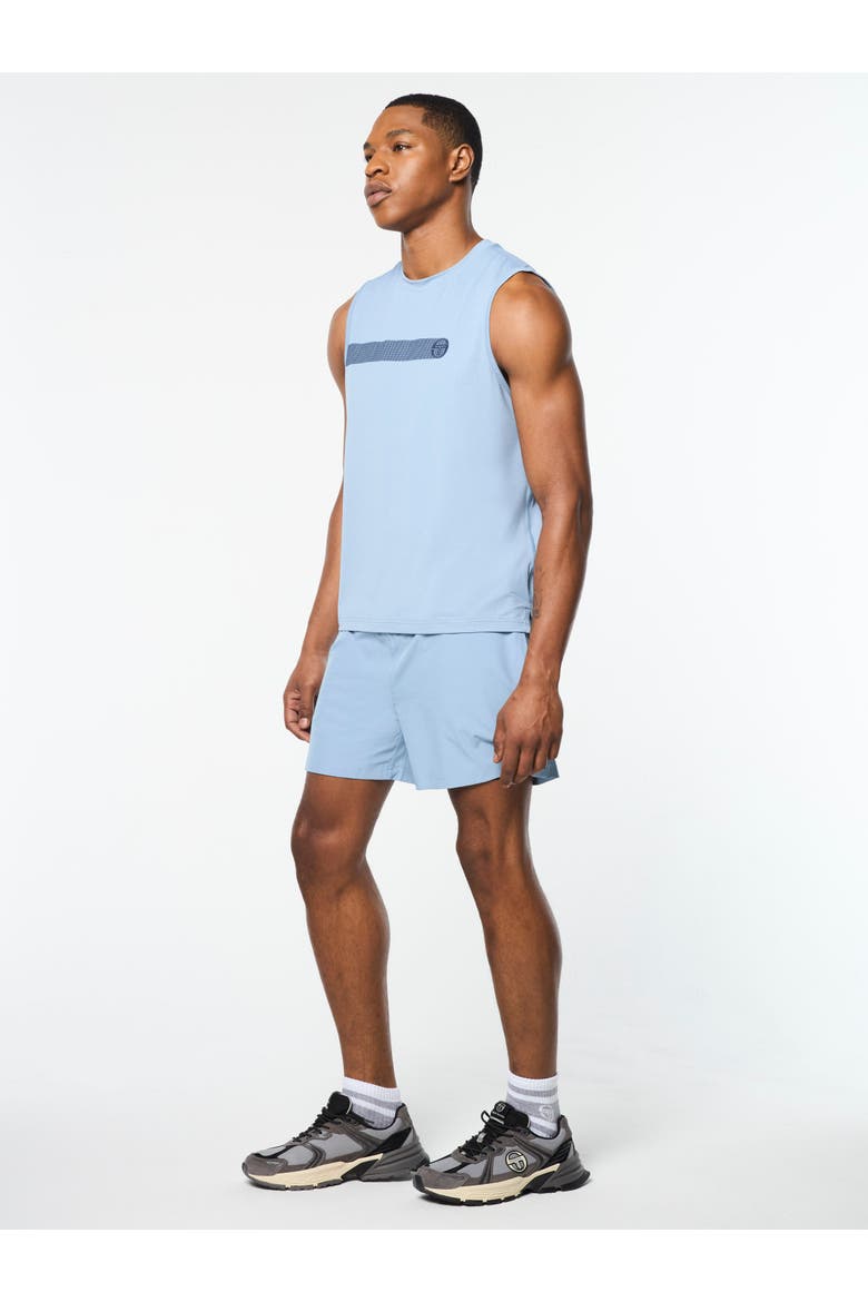 Elio Performance Tank, Alternate, color, FADED DENIM