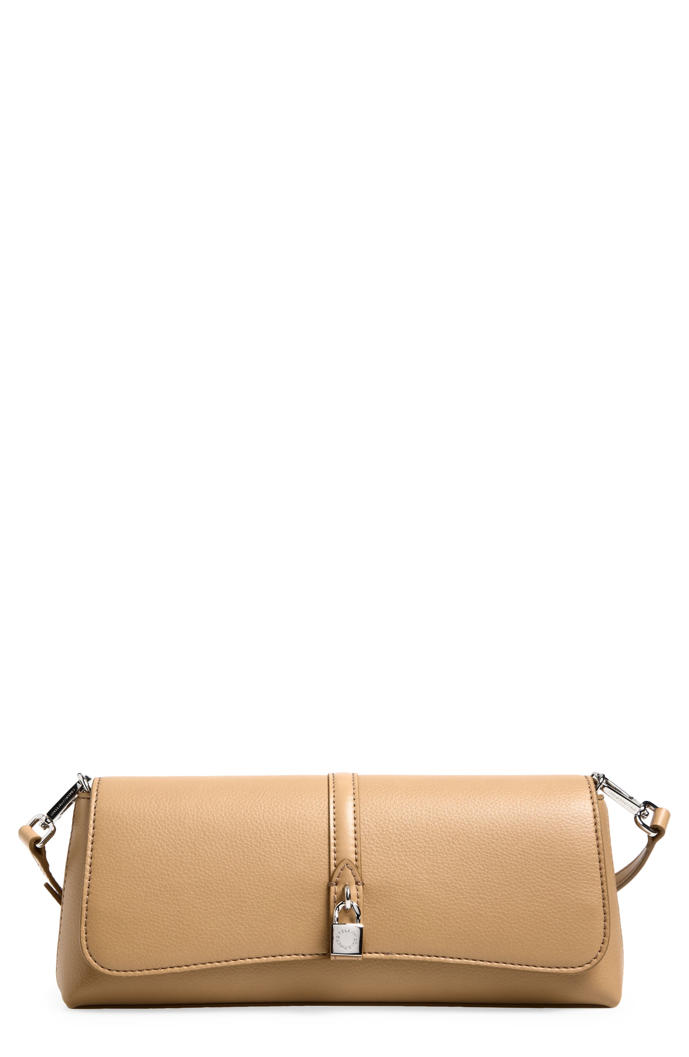 Stella McCartney Stella Ryder Pochette Shoulder Bag, Main, color, Honey