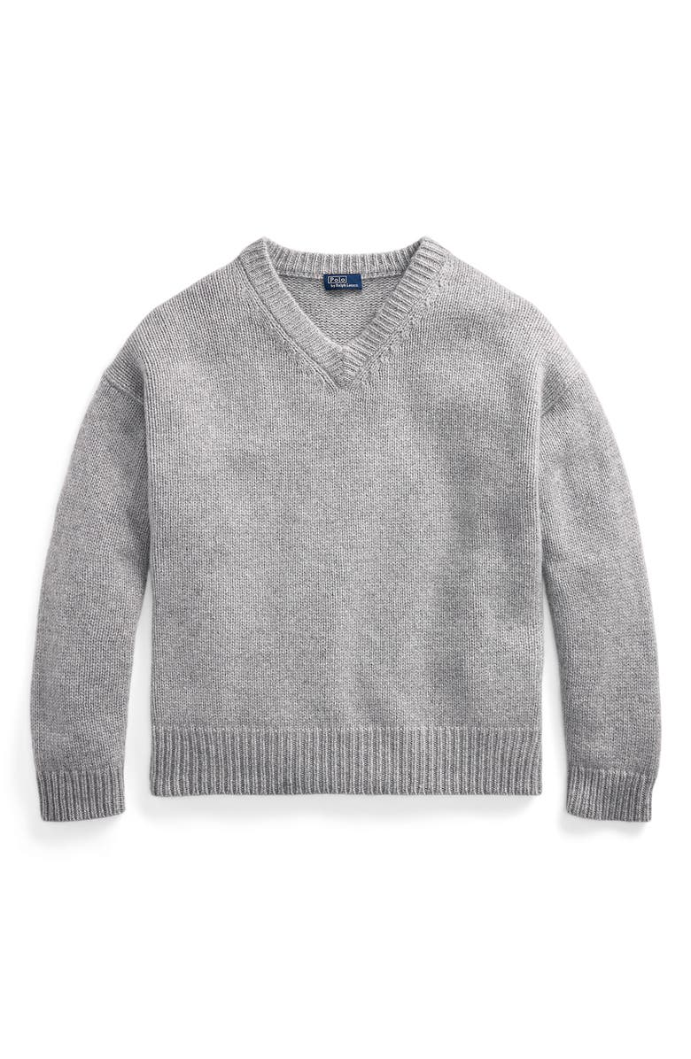 Polo Ralph Lauren Cashmere V-Neck Sweater, Alternate, color, 