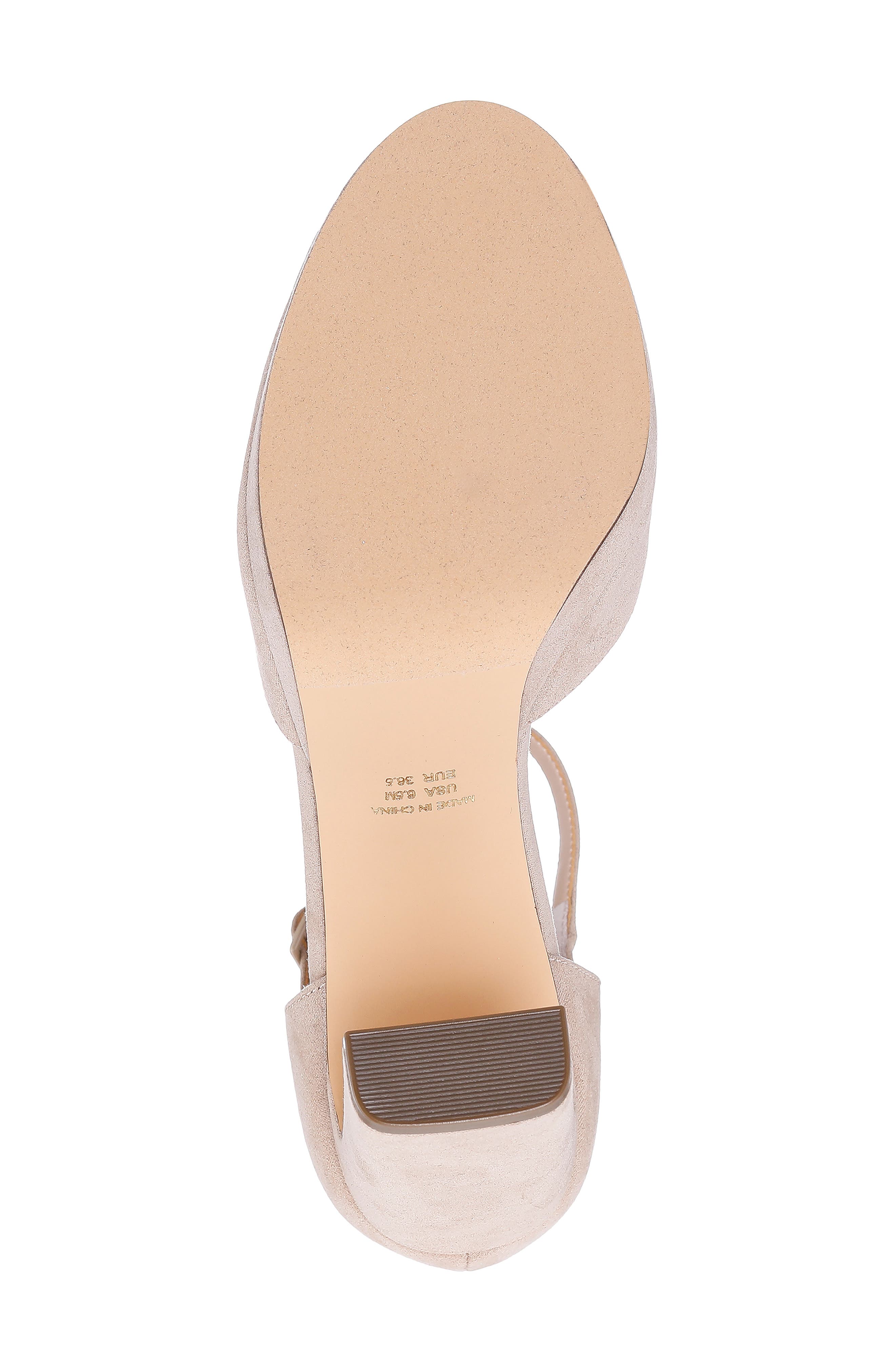 Marcie Ankle Strap Pump, Alternate, color, ALAMO TAN