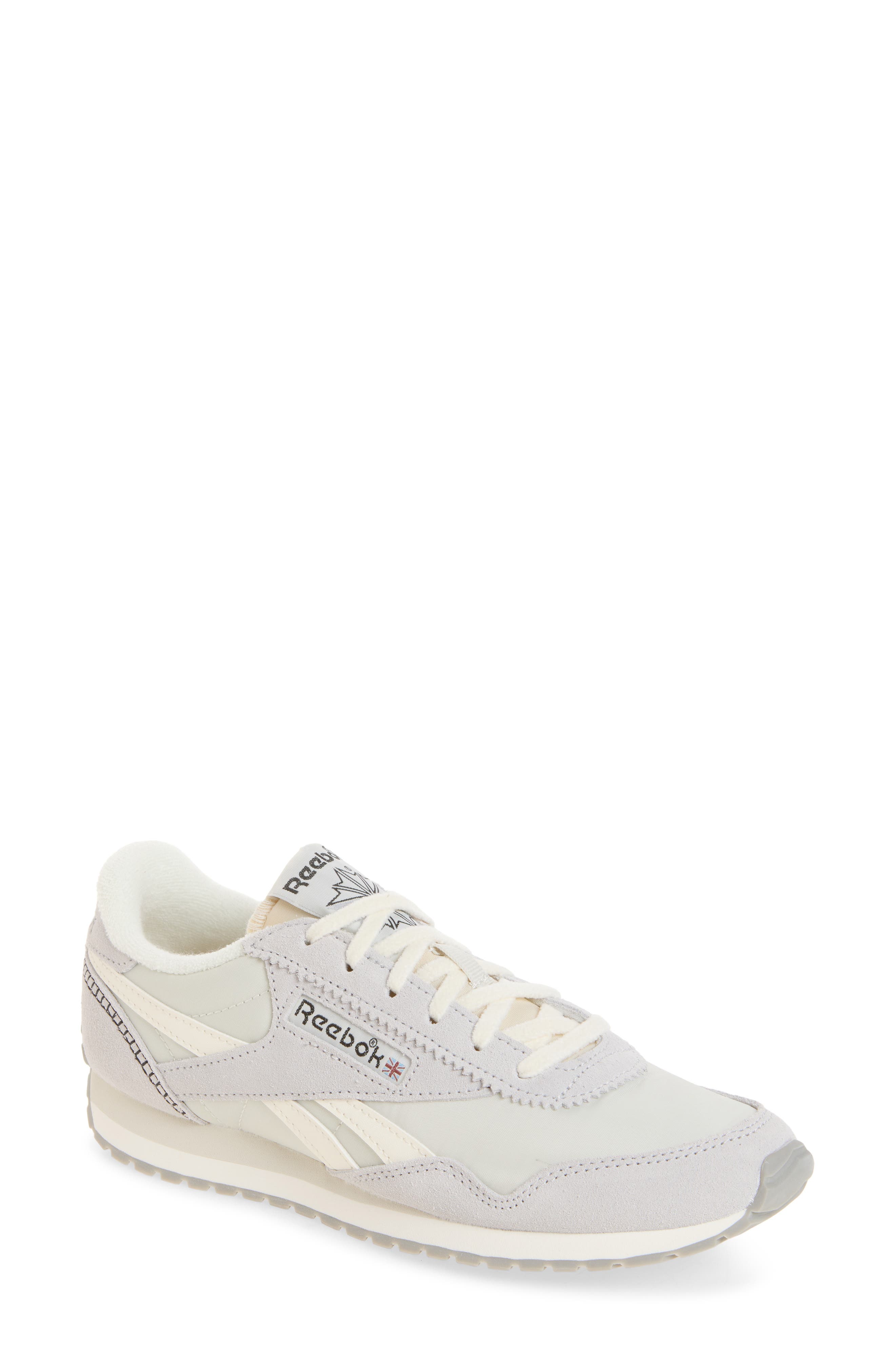 Classic AZ Leather Sneaker, Main, color, GREY GREY1 CHALK