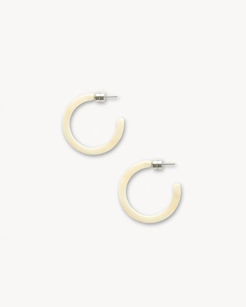Machete Mini Hoops In Alabaster