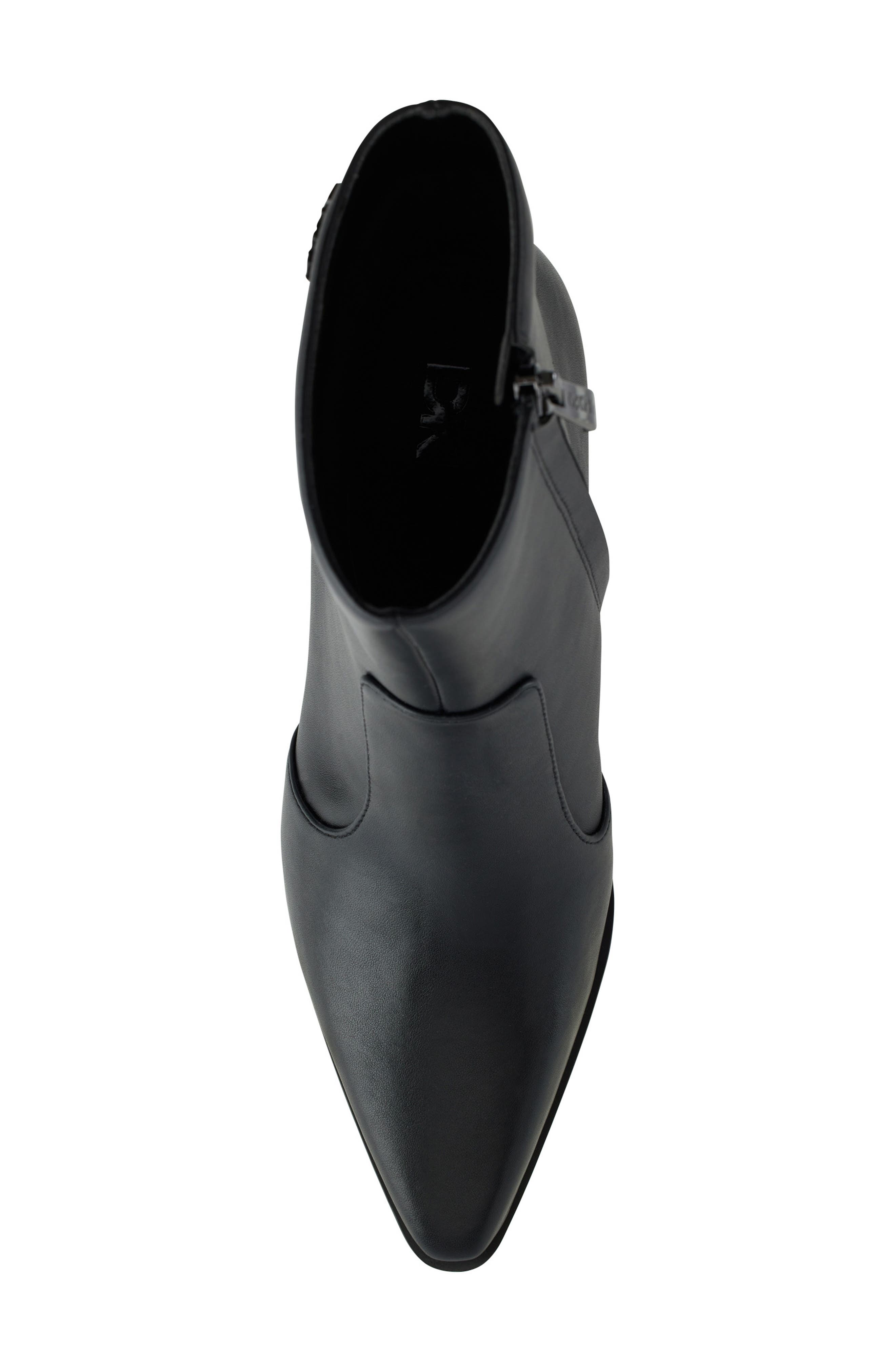 DKNY Sunny Pointed Toe Bootie, Alternate, color, Black