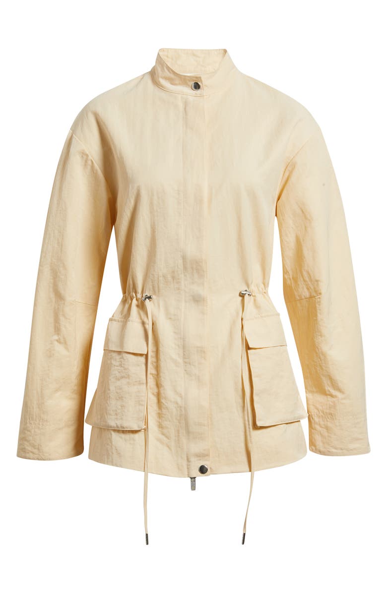 Reformation Callista Drawstring Jacket, Main, color, Cream