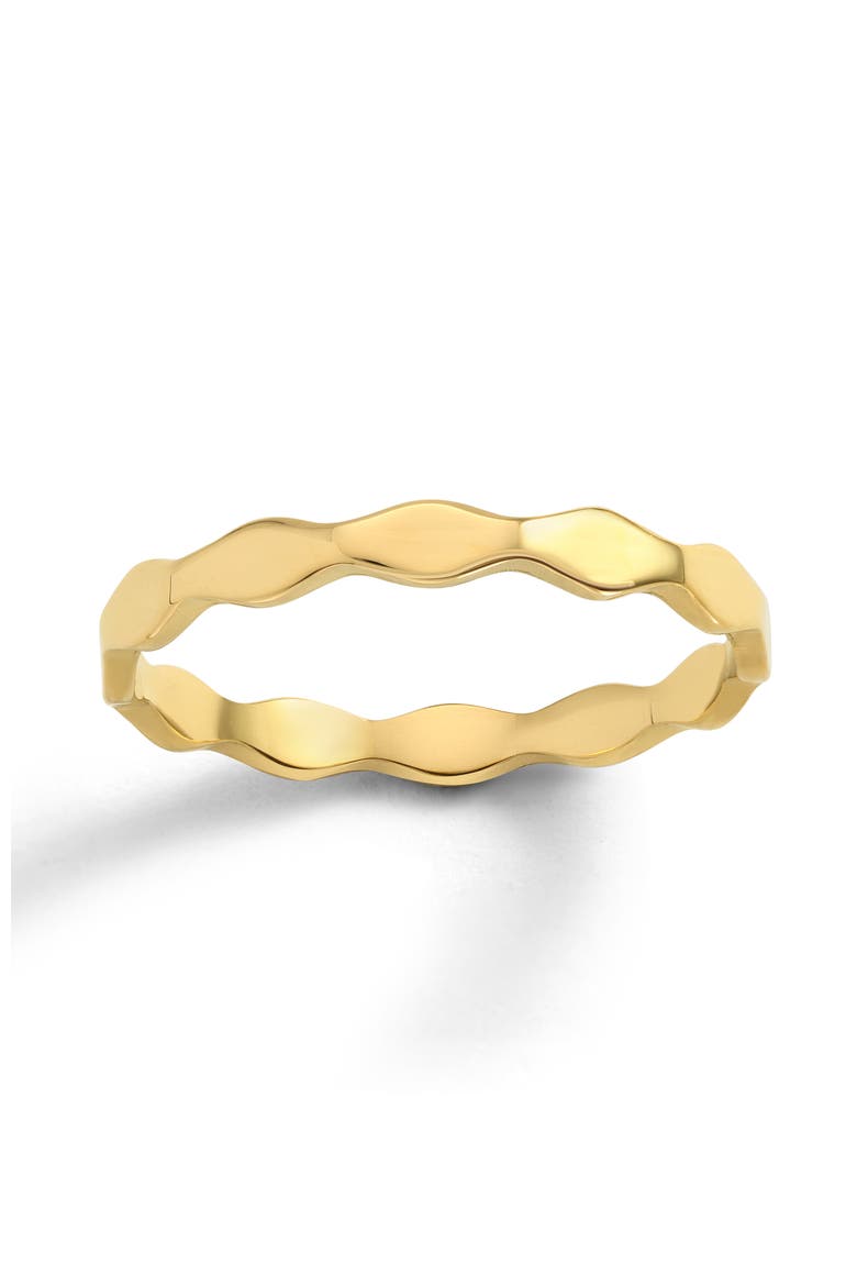 Scalloped Ring, Main, color, Gold
