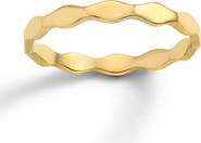 Mazin Jewels Scalloped Ring